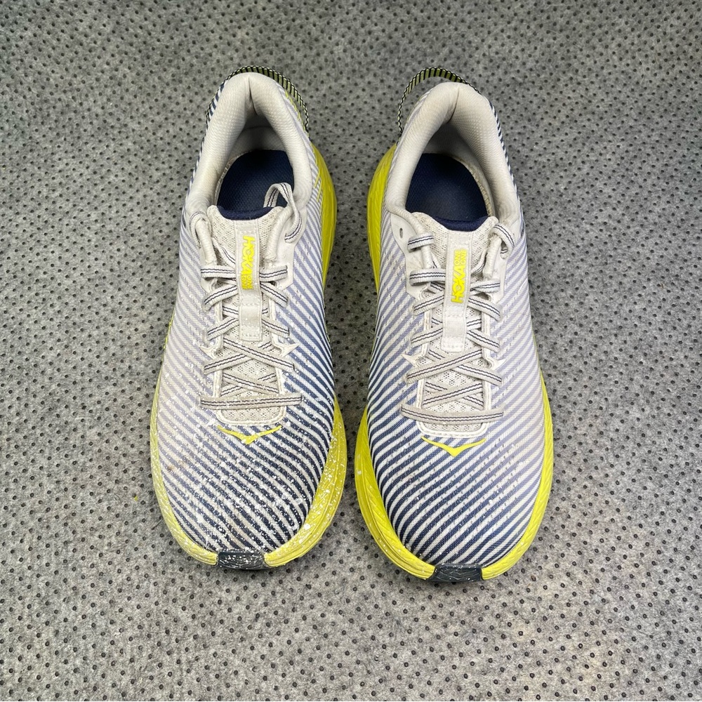 Hoka One One Rincon 2 Grey Neon Running Shoes Size 8.5 Women’s - Picture 9 of 10
